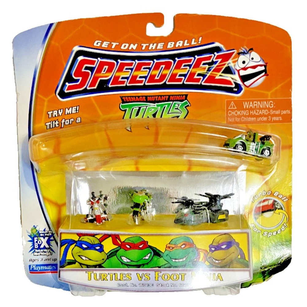 Playmates Speedeez‎ 2003 TEENAGE MUTANT NINJA TURTLES VS FOOT NINJA